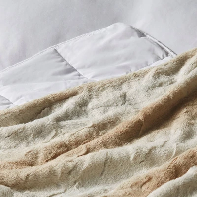 Marselle Faux Fur Weighted Blanket - Beautyrest 7 Marselle Faux Fur Weighted Blanket - Beautyrest - Image 5