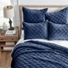 Navy Velvet Euro Sham - Set Of 2 - Levtex Home -Bedding Shop GUEST 008860d5 38d8 4985 8eb3 d61ad183edd6