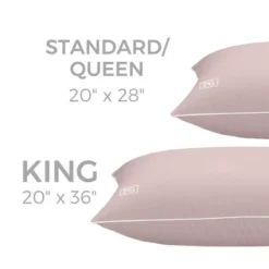 Firm Density Side/Back Sleeper, Down Alternative Pillow With MicronOne Technology, And Removable Pillow Protector - 2 Pack 9 Firm Density Side/Back Sleeper, Down Alternative Pillow With MicronOne Technology, And Removable Pillow Protector - 2 Pack -Bedding Shop GUEST 00ac9efd 1cc0 4708 bd13 27532f71c32c