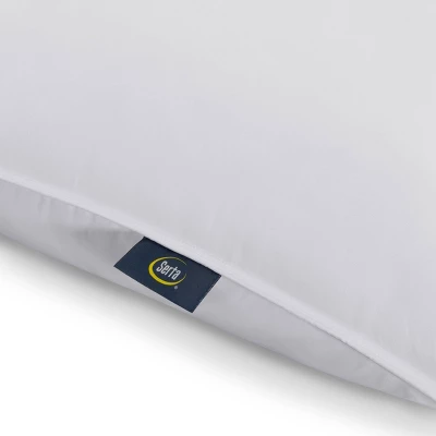 2pk Down Illusion Medium Bed Pillow - Serta 4 2pk Down Illusion Medium Bed Pillow - Serta - Image 2
