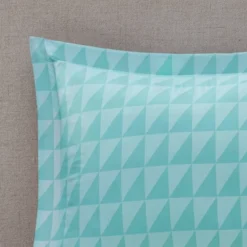 Queen 8pc Zuri Reversible Complete Bed Set Includes Sheets - Aqua -Bedding Shop GUEST 0652b8f9 54aa 400f 892c 34aaa411522e