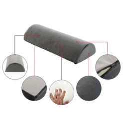 Cheer Collection Memory Foam Leg And Foot Rest Cushion With Washable Cover