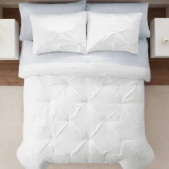 Simply Clean Pleated Duvet Set - Serta