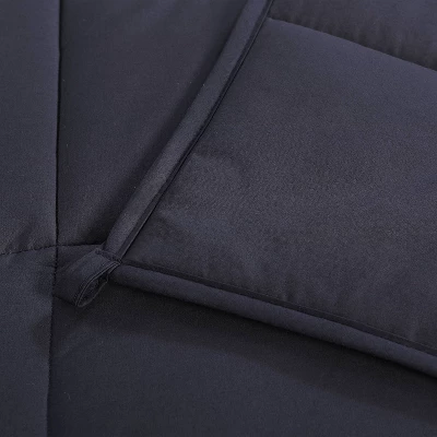 48" X 72" 15lbs Weighted Blanket With Reversible Sherpa Cover Taupe/Ivory - DreamLab 8 48" X 72" 15lbs Weighted Blanket With Reversible Sherpa Cover Taupe/Ivory - DreamLab - Image 6