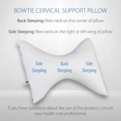 Core Products Bowtie Pillow- Neck & Head Support For Side & Back Sleeping -Bedding Shop GUEST 0e000ea3 50a8 4103 b7eb 27b0f1a511ef