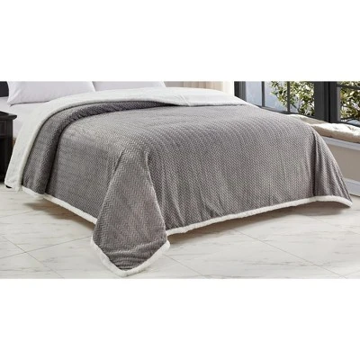 Jacquard Micro Plush Soft Premium Braided Oversized All Season Blanket Gray By Plazatex 3 Jacquard Micro Plush Soft Premium Braided Oversized All Season Blanket Gray By Plazatex