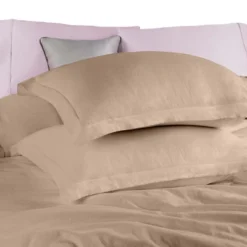Cotton Linen Garment Washed 3 Piece Duvet Cover Set With Pillow Shams By Blue Nile Mills -Bedding Shop GUEST 10814861 aae6 4822 b904 f0d3a9fc5e65