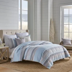 Santander Comforter Set - Blue, Grey & White - Levtex Home -Bedding Shop GUEST 108611a5 21ef 4131 b30f f44760b86e1a