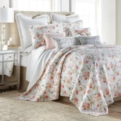 Pippa Floral Quilted Euro Sham - 2pk - Levtex Home -Bedding Shop GUEST 11c28f47 130b 46dd 8fe7 211052267933
