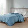 Parkman Oversized Down Alternative With Satin Trim Bed Blanket Slate Blue -Bedding Shop GUEST 11f037fc ece4 4ec5 9931 c97e6db674ed
