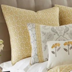 St. Claire Euro Shams - Set Of 2 - Multicolor - Levtex Home