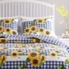 Sunflower Quilted Reversible Pillow Sham Gold By Barefoot Bungalow 1 Sunflower Quilted Reversible Pillow Sham Gold By Barefoot Bungalow -Bedding Shop GUEST 131b144e 69d0 46ed ac38 ce89beb548a1