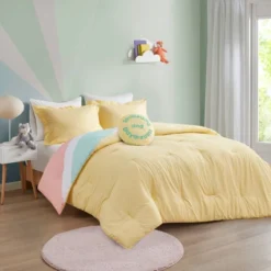 Erin Rainbow Sunburst Reversible Cotton Comforter Set Yellow -Bedding Shop GUEST 13394130 314d 4bd6 81d4 b87109e5c3a9