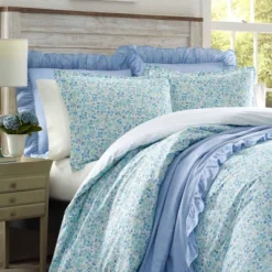 Jaynie Stonewashed Reversible Duvet Cover & Sham Set - Laura Ashley -Bedding Shop GUEST 13828ef0 8291 48e4 aee3 5287336949a9
