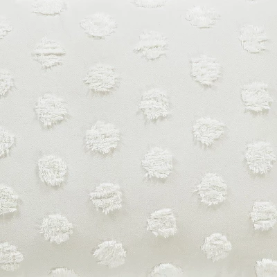 Queen Athenia Comforter 100% Cotton Tufted Chenille Comforter Set Ivory - Better Trends 6 Queen Athenia Comforter 100% Cotton Tufted Chenille Comforter Set Ivory - Better Trends - Image 4