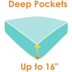 Elegant Comfort Luxurious Three-Line Emroidered 4-Piece Wrinkle Resistant Coziest Bed Sheet Set -Bedding Shop GUEST 15a53b27 78c5 4edd a9d1 bf3d5cb2c47b