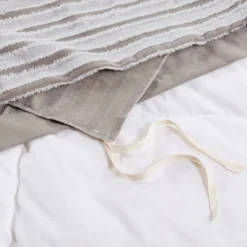 Madison Park 3pc River Clipped Jacquard Duvet Cover Set Off-White -Bedding Shop GUEST 187c4638 6cbf 4afd bd68 98f85b0d6d6b