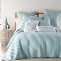 Pom Pom Blue Haze Standard Sham - Levtex Home -Bedding Shop GUEST 1a3fa2b2 6cbb 4970 84a9 f4d8e94112d6