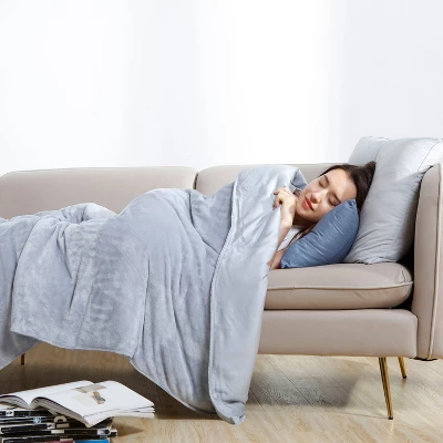 Crystal Reversible 15lbs Weighted Blanket With Removable Cover - DreamLab 10 Crystal Reversible 15lbs Weighted Blanket With Removable Cover - DreamLab - Image 8