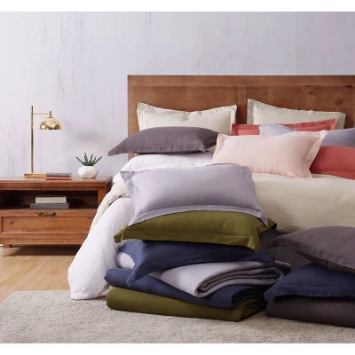 Flax Linen King Duvet Set - Brooklyn Loom 5 Flax Linen King Duvet Set - Brooklyn Loom - Image 3