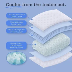 Coop Home Goods Eden Cool+ Crescent Pillow -Bedding Shop GUEST 21ac9dad a1fd 4a91 ba07 854ef9f81c56