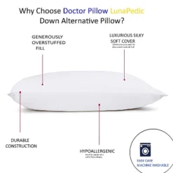 Dr Pillow Luna Pedic Luxe Cloud 2 PACK Pillow 10 Dr Pillow Luna Pedic Luxe Cloud 2 PACK Pillow -Bedding Shop GUEST 22ab687c bf72 4680 be8c d3233be0a187