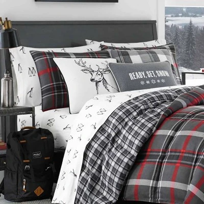 Willow Plaid Reversible Comforter Set - Eddie Bauer 6 Willow Plaid Reversible Comforter Set - Eddie Bauer - Image 4