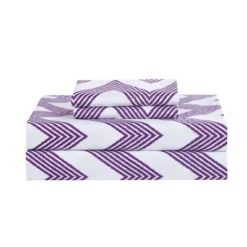 Foxville Pinch Pleated And Ruffled Chevron Print Reversible Multi Piece Comforter Set - Chic Home Design® -Bedding Shop GUEST 25dd8547 e25d 4585 bf12 db3049e54e42