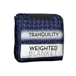48"x72" 12lbs Chunky Knit Weighted Blanket - Tranquility -Bedding Shop GUEST 2697095b d21e 4712 a7ed d4ee312287a4