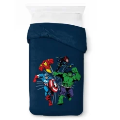 Saturday Park Marvel Comics Avengers Invincible 100% Organic Cotton Duvet Cover & Sham Set -Bedding Shop GUEST 27faa314 6192 4711 8dbb a13decc2ebe6