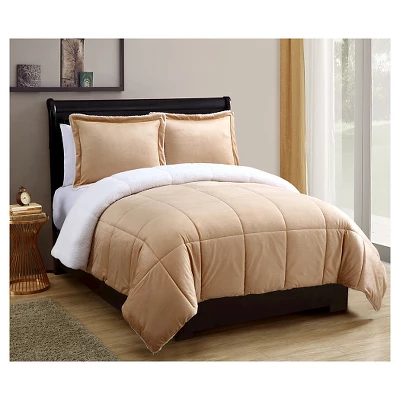 VCNY Micro Mink Faux Shearling Comforter Set 3 VCNY Micro Mink Faux Shearling Comforter Set