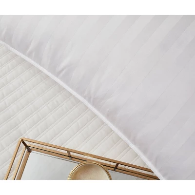 Supreme Cotton Damask Down Pillow White - Blue Ridge Home Fashions 5 Supreme Cotton Damask Down Pillow White - Blue Ridge Home Fashions - Image 3