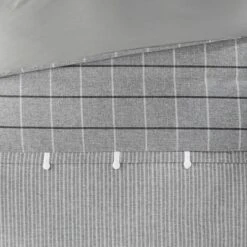 Madison Park 3pc King/California King Oakdale Faux Linen Jacquard Duvet Cover Set Gray 18 Madison Park 3pc King/California King Oakdale Faux Linen Jacquard Duvet Cover Set Gray -Bedding Shop GUEST 2e28220e 356d 4172 8e58 d5fcd7a2bbfb