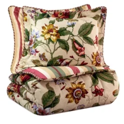 4pc Laurel Springs Reversible Comforter Set - Waverly -Bedding Shop GUEST 2f98085a d3b1 4b90 92c2 83c3cd9dab11