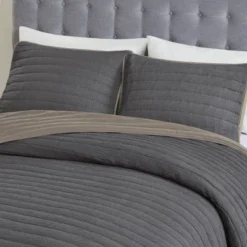 Madison Park 3pc Ashton Crinkled Microfiber Reversible Quilt Set -Bedding Shop GUEST 30c233d0 a69e 41d4 a5b4 4489f68ff4d2