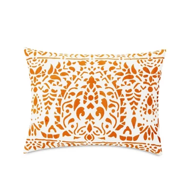 3pc Paloma Comforter Set Orange/White - Laurel & Mayfair 6 3pc Paloma Comforter Set Orange/White - Laurel & Mayfair - Image 4