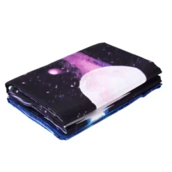 PiccoCasa Polyester Galaxy Sky Cosmos Night Pattern 3D Printed Duvet Cover Set With 2 Pillowcases 4 Pcs Queen Dark Purple -Bedding Shop GUEST 339a79e2 f32b 401c 8ba2 c4f2a024f8c5