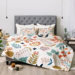 83 Oranges Botanical Harmony 100% Cotton Comforter Set - Deny Designs -Bedding Shop GUEST 373fa191 fbd2 425d 940e 8e6d6bf2579a