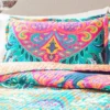 Boho Chic Quilt Set Turquoise/Navy - Lush Décor -Bedding Shop GUEST 38e48d3d eafa 431e b903 b7a66b933daa