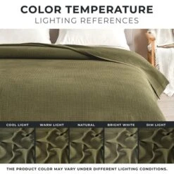 Great Bay Home 100% Cotton Soft All-Season Waffle Weave Knit Blanket -Bedding Shop GUEST 3940c49a 0ed2 4dff 927b 2f95ddaf9ebc