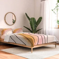 Aleeya Jones Watercolor Rainbow Comforter Set - Deny Designs