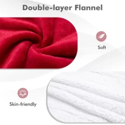 Tangkula 84" X 62" Twin Size Electric Heated Blanket, 5 Heating Levels, 10 Hours Auto Off, Cozy Flannel & Fabric, Overheat Protection Red 18 Tangkula 84" X 62" Twin Size Electric Heated Blanket, 5 Heating Levels, 10 Hours Auto Off, Cozy Flannel & Fabric, Overheat Protection Red -Bedding Shop GUEST 3a92a0b8 2e4d 4d3d 80ee 79c6825e3c47
