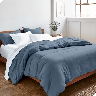 Sandwashed Microfiber Duvet Cover And Sham Set By Bare Home 3 Sandwashed Microfiber Duvet Cover And Sham Set By Bare Home