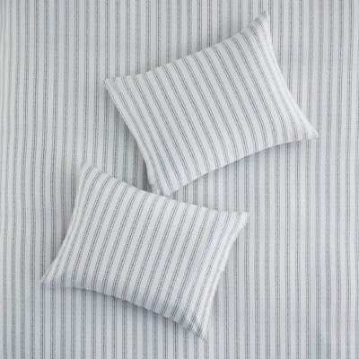 Sorrel Full/Queen 3pc Cotton Printed Reversible Coverlet Set Dark Blue 13 Sorrel Full/Queen 3pc Cotton Printed Reversible Coverlet Set Dark Blue - Image 11