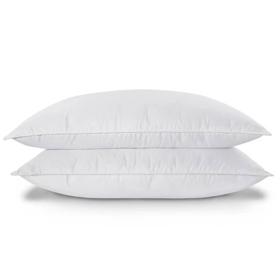 2pk Down Illusion Medium Bed Pillow - Serta 5 2pk Down Illusion Medium Bed Pillow - Serta - Image 3