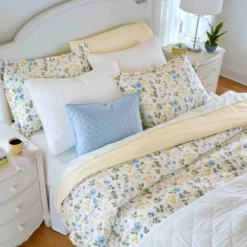 Meadow Floral 100% Cotton Duvet Cover & Sham Set White/Blue - Laura Ashley -Bedding Shop GUEST 3fc05318 ad99 460f a0f1 db5d09cec53d