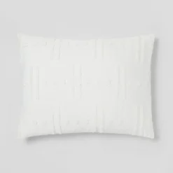 8pc Tufted Broken Stripe Comforter Bedding Set White - Threshold™ -Bedding Shop GUEST 42d4bc3b 6ba7 4bc5 a927 866f33fe3fc0