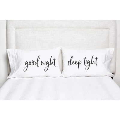 C&F Home Goodnight Sleeptight Pillowcase Set 3 C&F Home Goodnight Sleeptight Pillowcase Set
