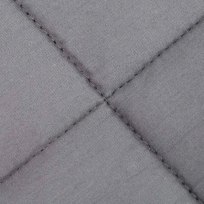 48" X 72" 15lbs Cotton Weighted Blanket Charcoal - NEX 3 48" X 72" 15lbs Cotton Weighted Blanket Charcoal - NEX