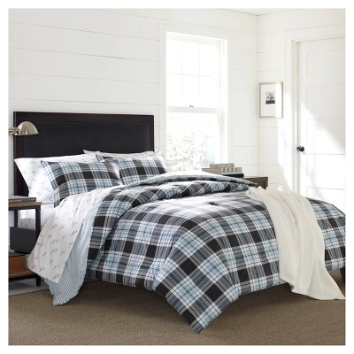 Atlantic Blue Lewis Plaid Comforter Set - Eddie Bauer® 9 Atlantic Blue Lewis Plaid Comforter Set - Eddie Bauer® - Image 7